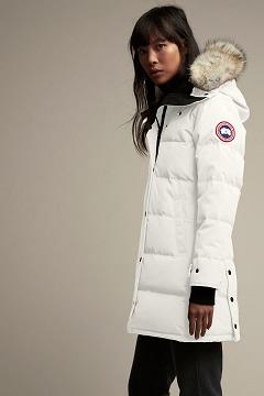 Chamarras Canada Goose Mujer Outlet - Shelburne Abrigos Blancos WY1564097